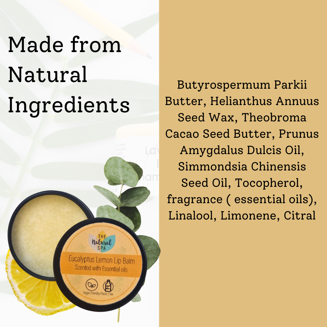 Lemon Eucalyptus All Natural Lip Balm