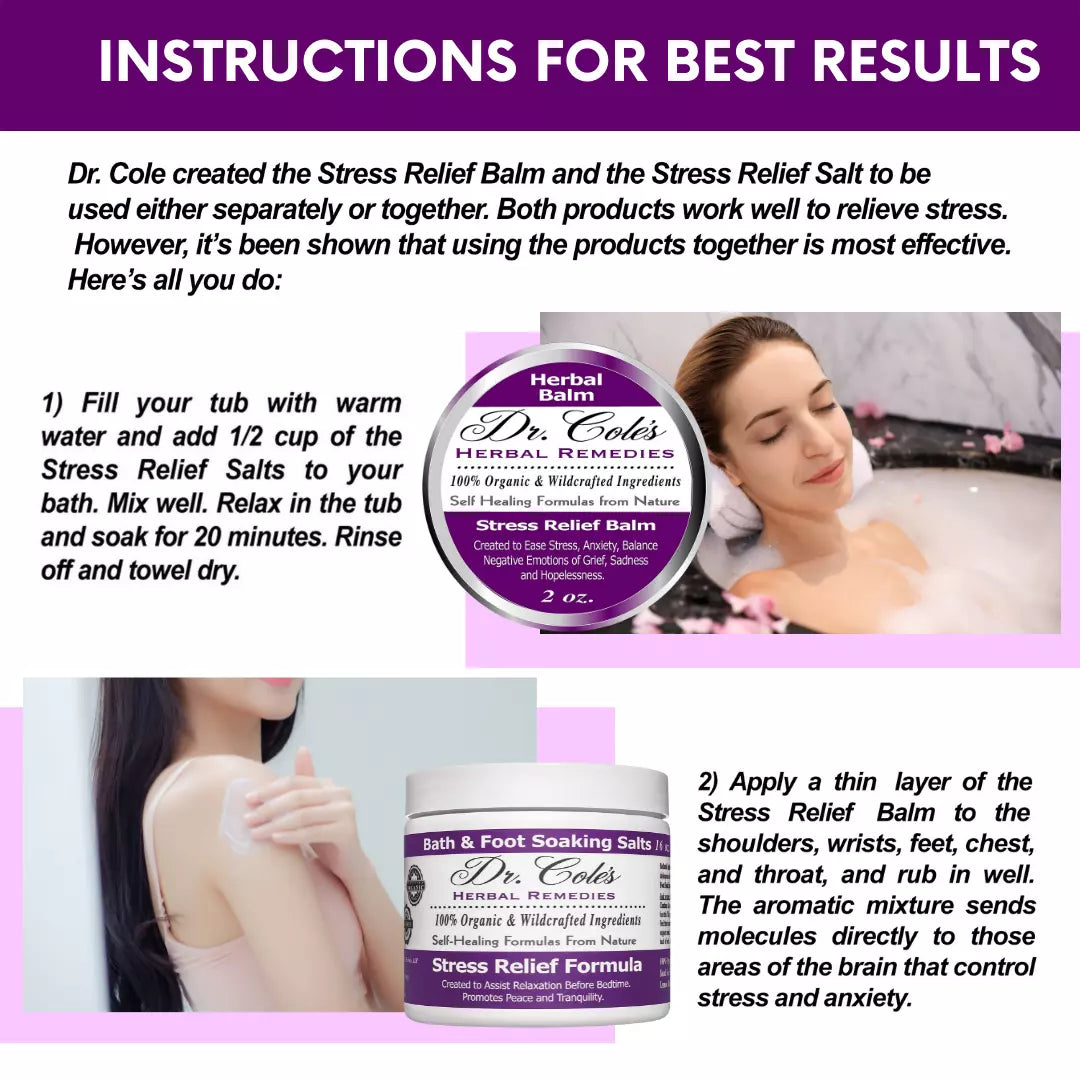 Stress Relief Balm and Salts Bundle