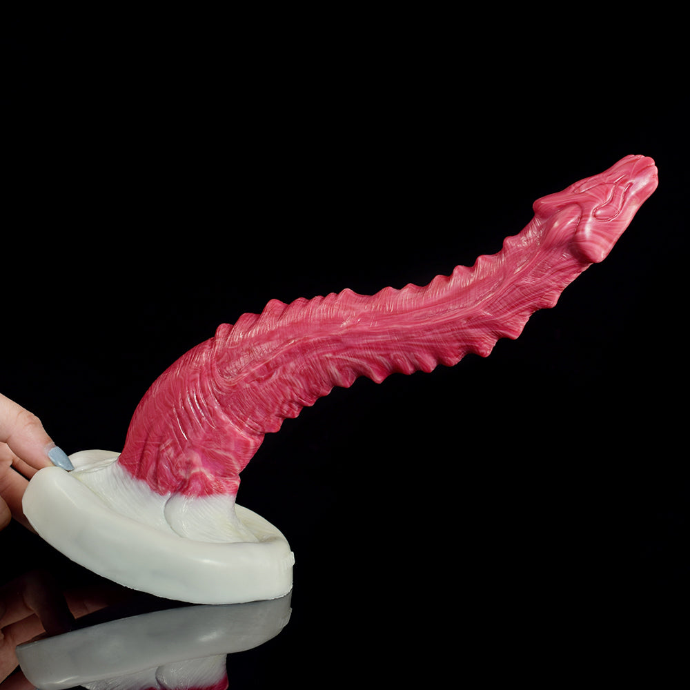 Serpens Ignis — Hellfire Silicone Snake Dildo