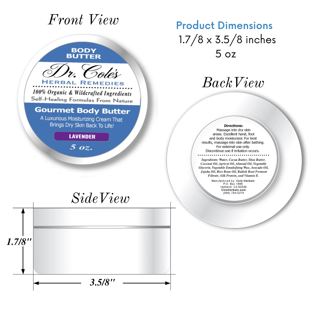 Gourmet Body Butter - LAVENDER SixPack