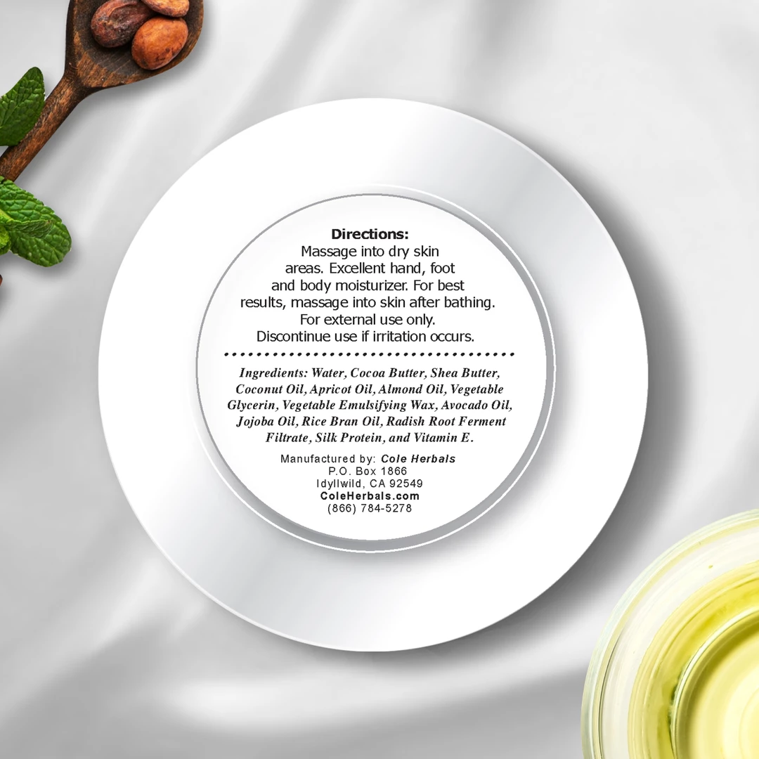 Dr. Cole's Gourmet Body Butter - VANILLA SixPak