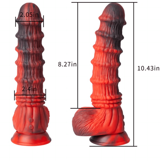 Sculptured Vibrating Dildo | V For Vibes