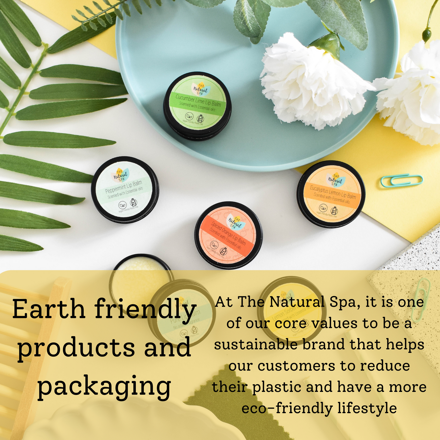 Lemon Sorbet All Natural Lip Balm