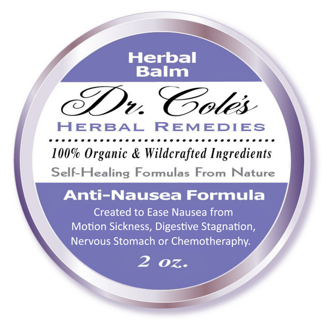 Organic Anti-Nausea Herbal Balm