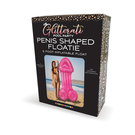 Glitterati Pool Party Penis-Shaped Floatie 6 ft.-0